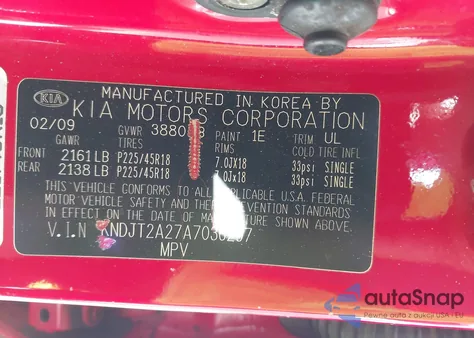 2010 Kia Soul Sport from USA, damaged, VIN KNDJT2A27A7036297